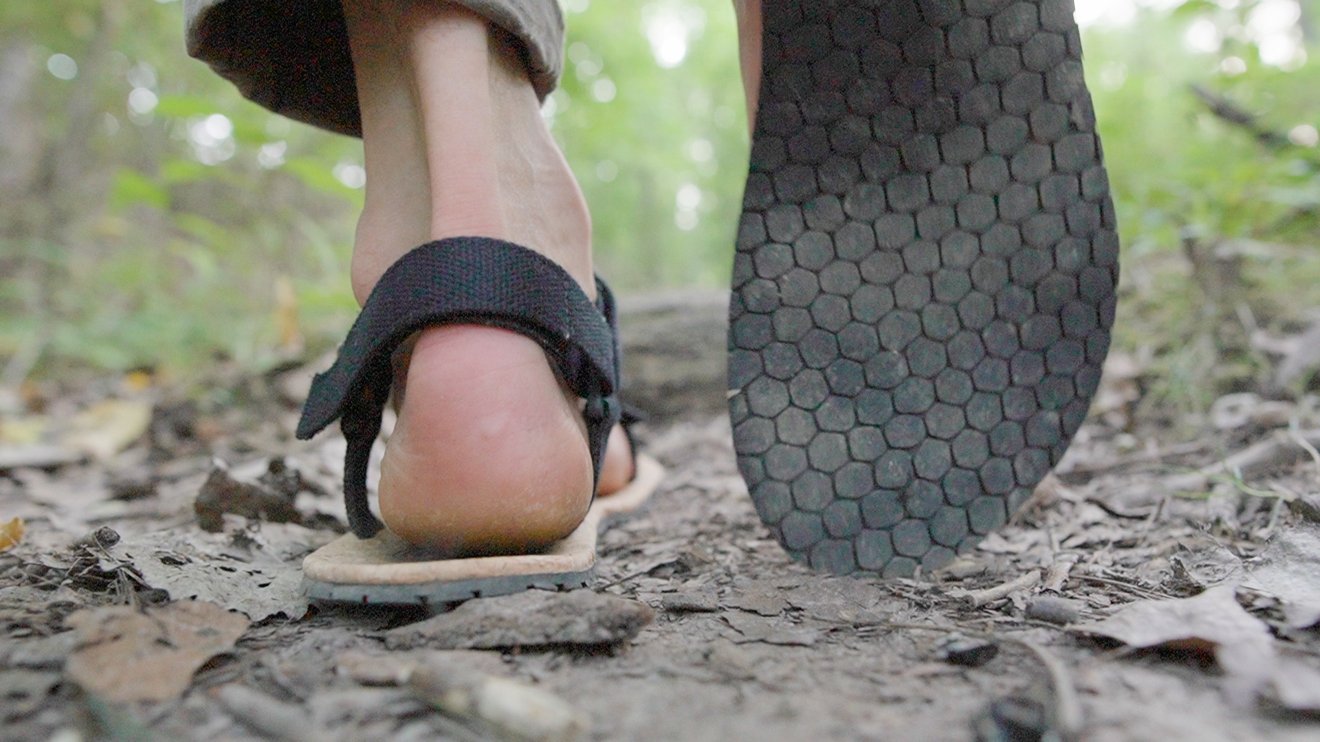 Mukishoes Solstice Barefoot Sandals Review Hiking Heel Tread