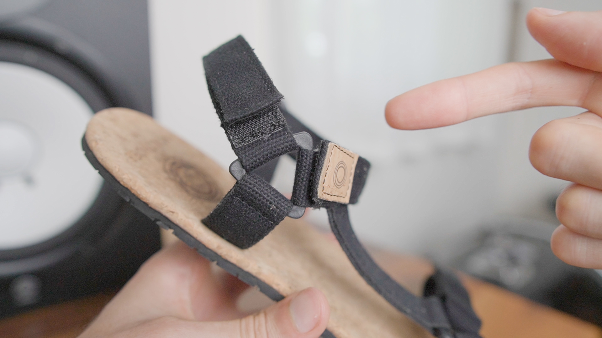 Mukishoes Solstice Barefoot Sandals Review Back Straps Desk